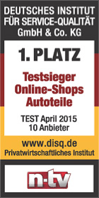 Autoteile-Online-Shops Testsieger